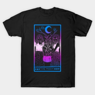 Midnight Margarita Moon - Tarot Card Trans Pride T-Shirt